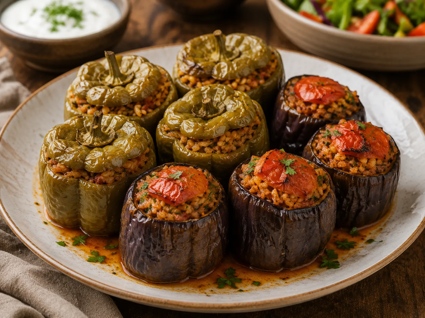 Biber-Patlıcan Dolma