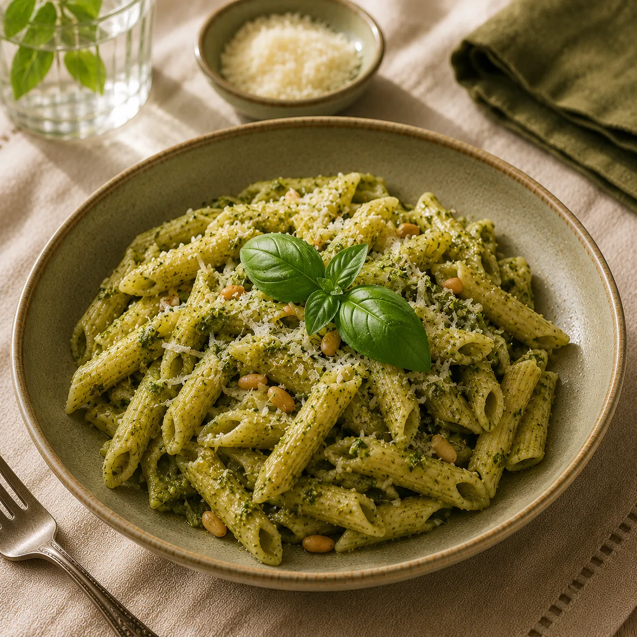 Pesto Soslu Makarna